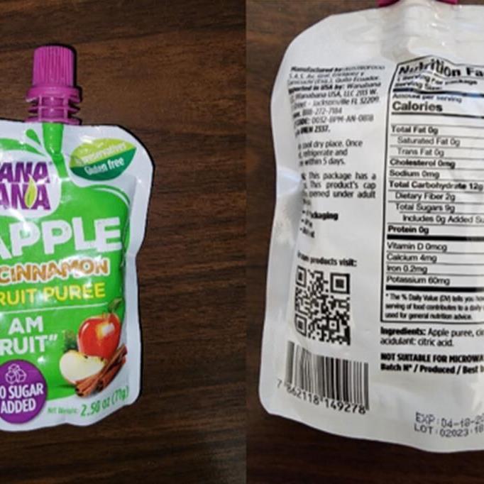 Nearly two dozen toddlers sickened by lead linked to tainted applesauce pouches, CDC says